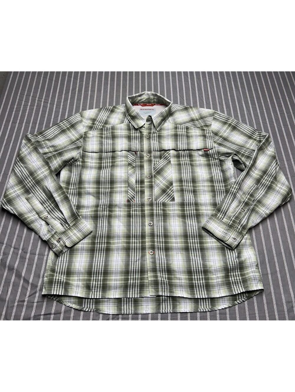 Simms Guide Series long-sleeve performance fly fishing shirt Men's Large